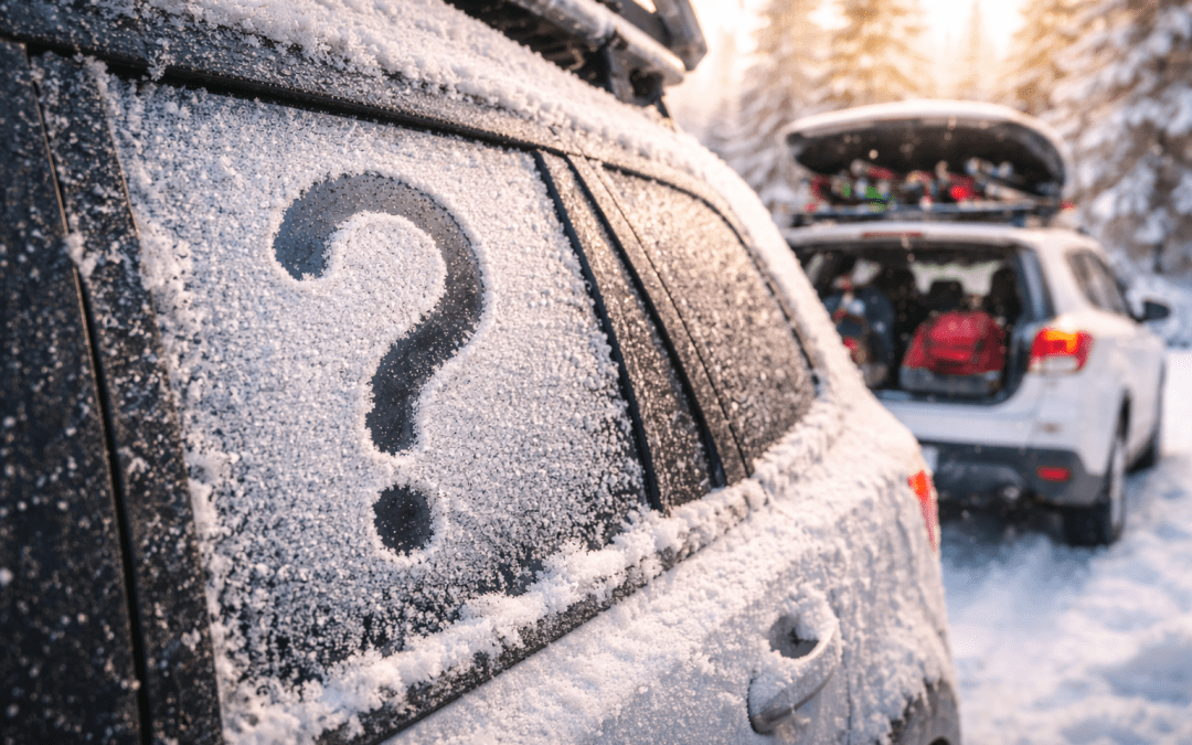 Arvaatko vai tiedätkö? Tarkista lumitilanne ennen kuin pakkaat autosi